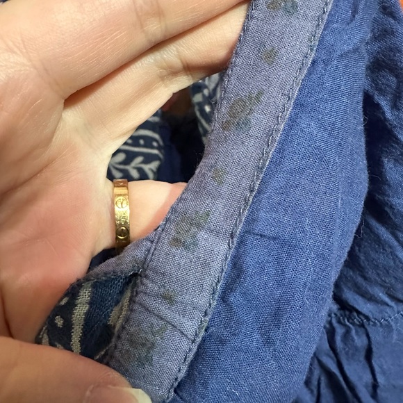 Free People Sleeveless tank top chevron/herringbone, chevron embroidered boho xs - Picture 9 of 11